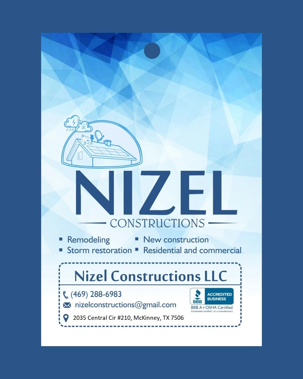 Nizel Roofing and Constructions Logo