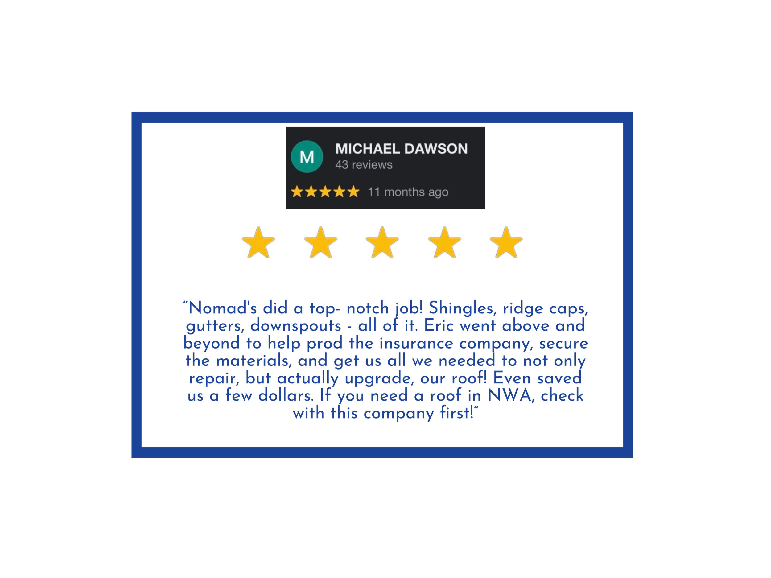 Nomads Roofing Logo