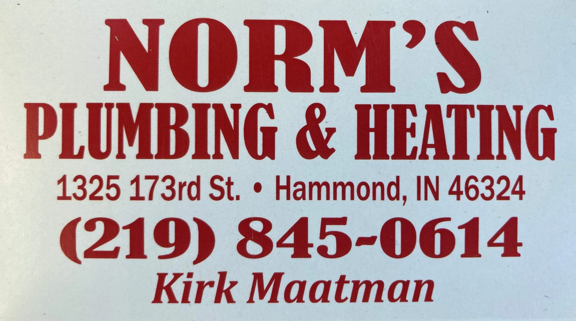 Norm's Plumbing & Heating, Inc. Logo