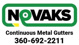 Novak's Continuous Metal Gutters Logo