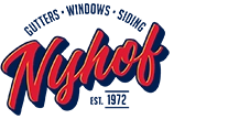 Nyhof - Gutters, Siding & Windows Logo