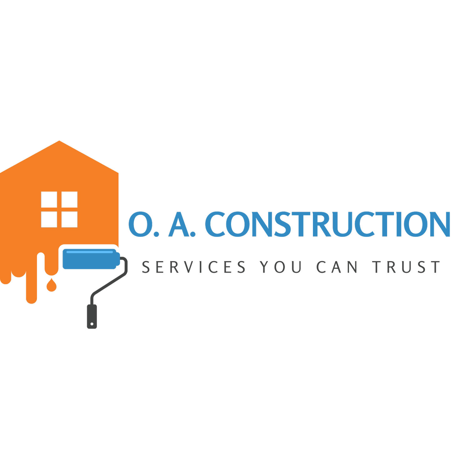O. A. Construction Logo