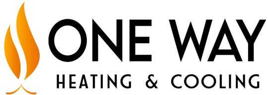 One Way Heating and Cooling Inc. Logo