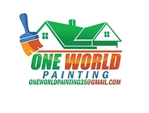 One world painting Logo