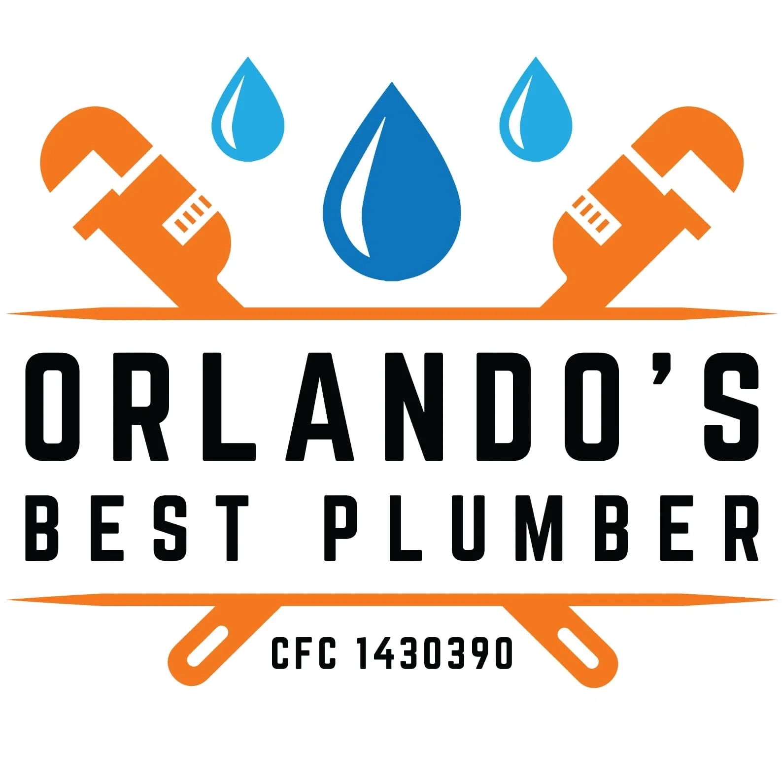 Orlando's Best Plumber Logo