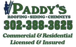 Paddy's Roofing, Siding and Chimneys Logo