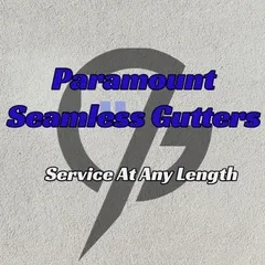 Paramount Seamless Gutters Logo