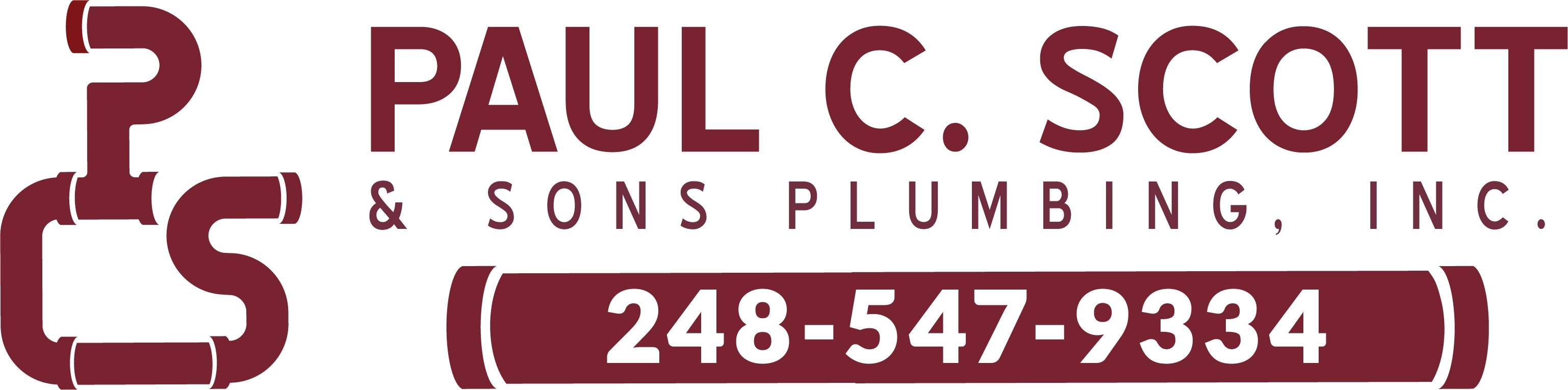 Paul C. Scott & Sons Plumbing, Inc. Logo