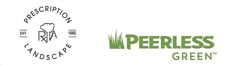 Peerless Green Lawn Care from Prescription Landscape Logo
