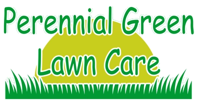 Perennial Green Lawn Care Logo