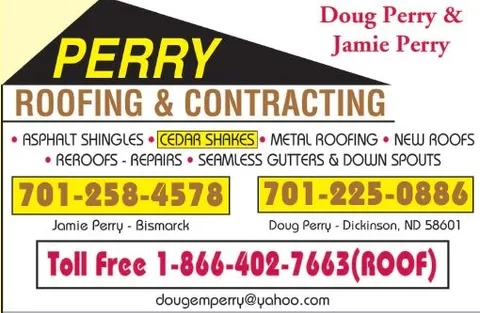Perry Roofing & Contracting Logo