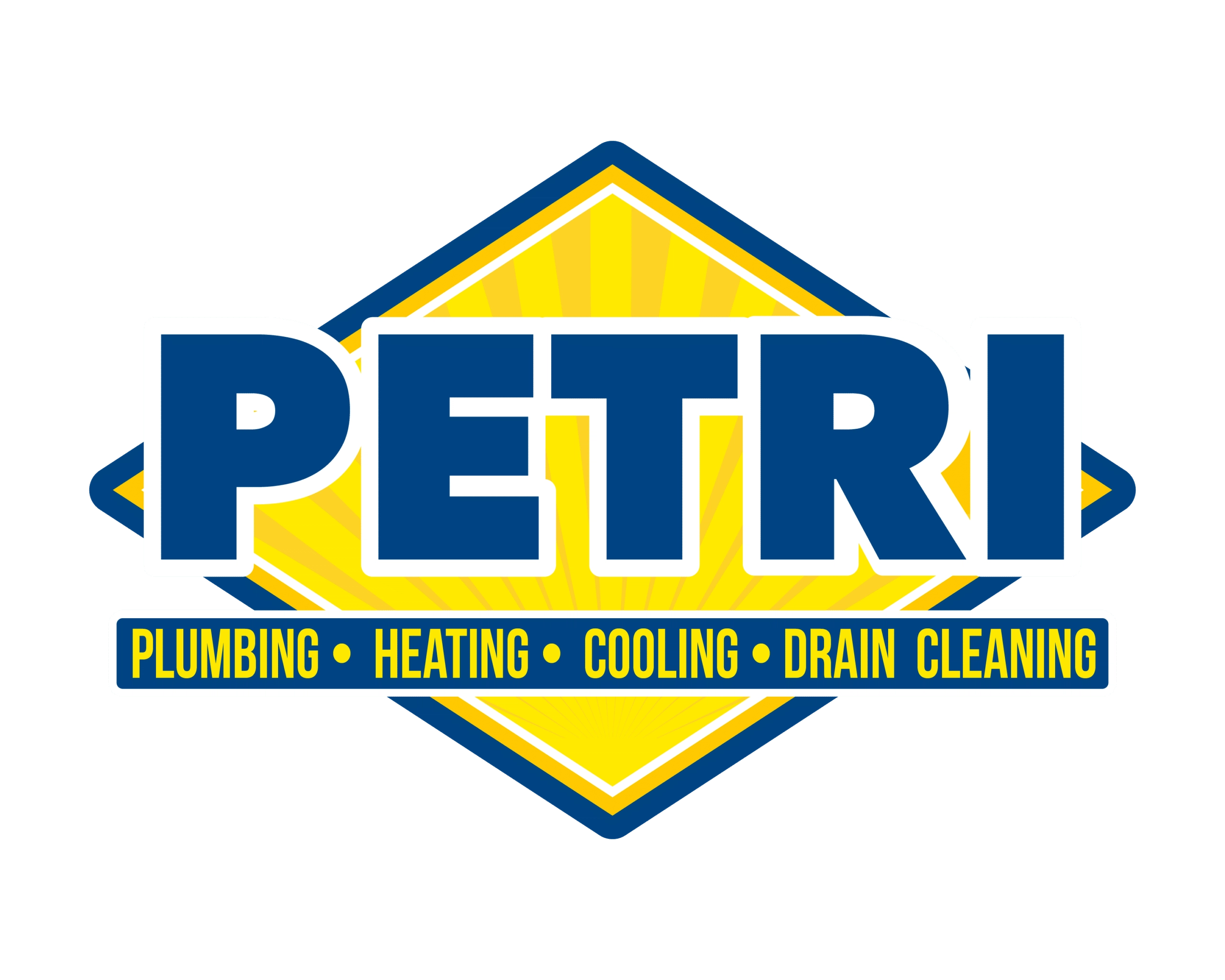 Petri Plumbing, Heating, Cooling & Drain Cleaning Logo