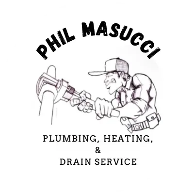 Phil Masucci Plumbing Heating & Drain Cleaning Logo