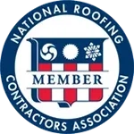 P.I. Roofing and Construction Logo