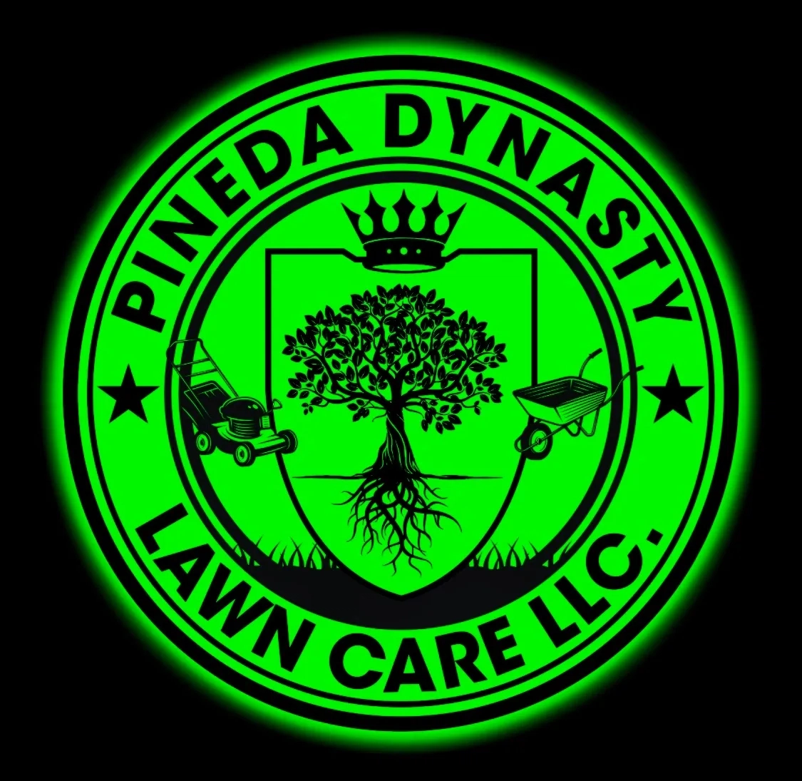 PINEDA DYNASTY LAWN CARE LLC. Logo