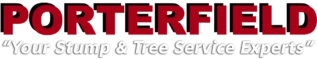 Porterfield Stump and Tree Logo
