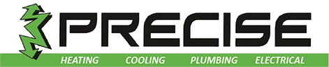 Precise Heating, Cooling, Plumbing, and Electrical Logo