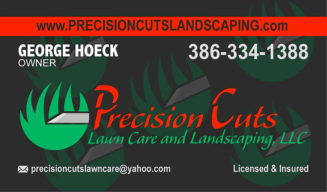 Precision Cuts Lawncare and Landscaping LLC. Logo