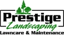 Prestige Landscaping Lawn Care Logo
