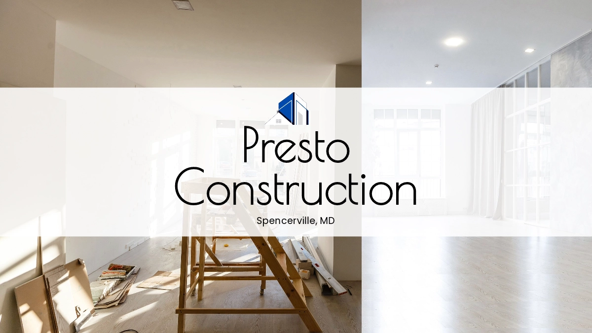 Presto Construction Logo