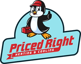 Priced Right Heating & Cooling Logo