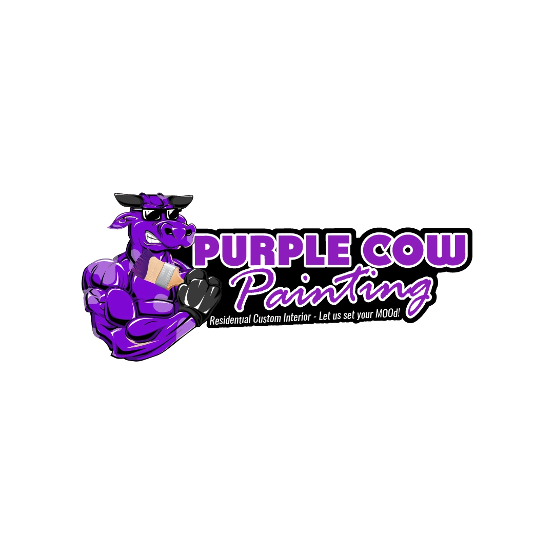Purple Cow Painting Logo