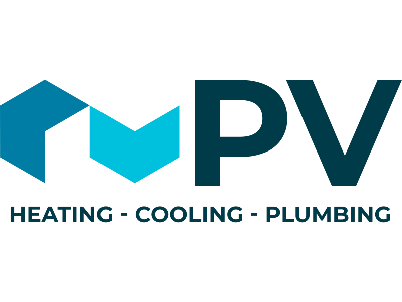 PV Heating, Cooling & Plumbing Logo