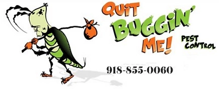 Quit Buggin' Me Pest Control Logo