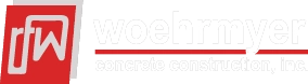 R F Woehrmyer Concrete Const Logo