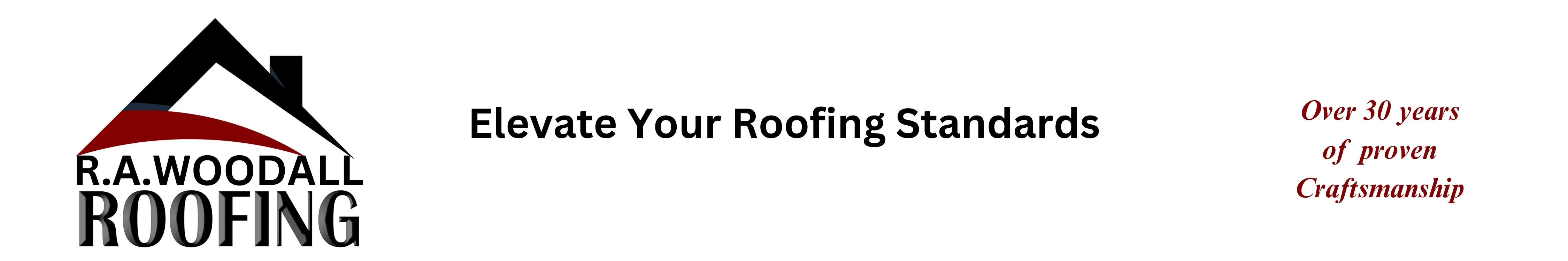 R.A. Woodall Roofing Logo