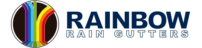 Rainbow Rain Gutters Co. Logo