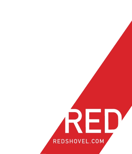 Red Shovel Landscape Logo