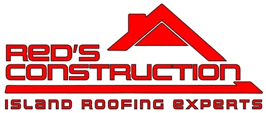 Red's Roofing and Construction Logo