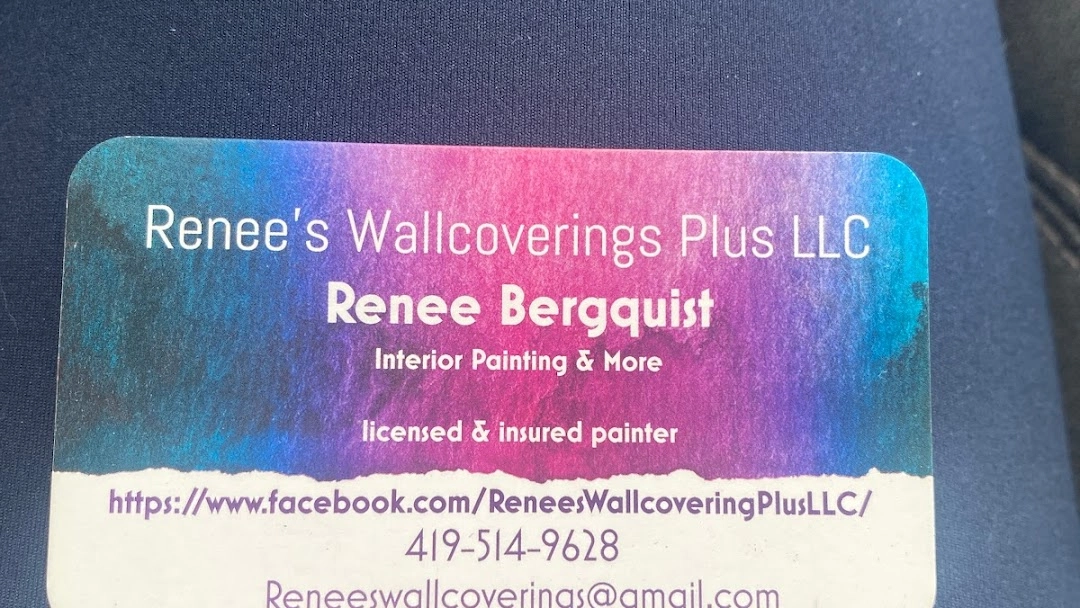 Renee's wallcoverings plus LLC Logo