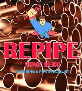 Repipe Home Hero - Plumbing & Pipe Specialist Logo