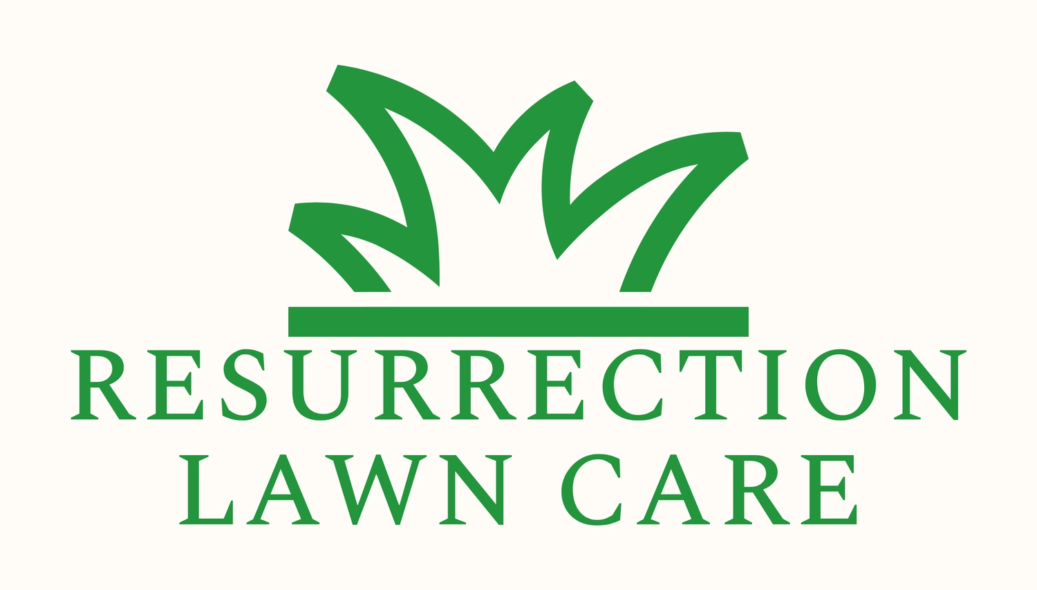 Resurrection Lawn Care Logo