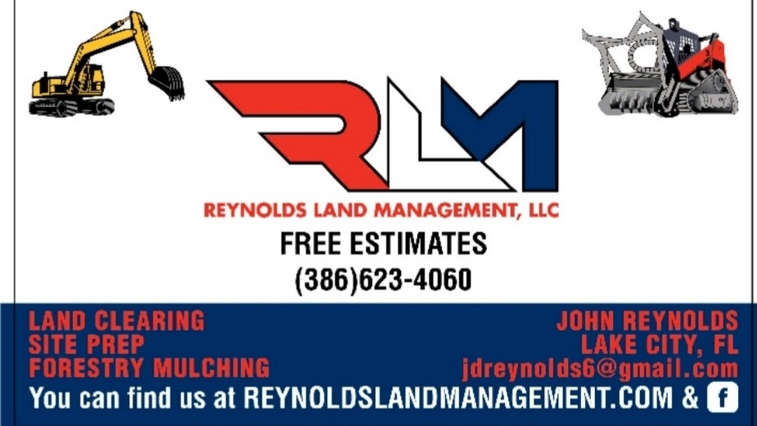 Reynolds Land Management, LLC - Forestry Mulching, Land Clearing, Site Prep, Tree and Stump Removal Logo