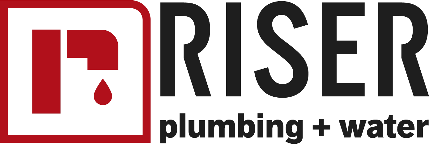 Riser Plumbing + Water Logo