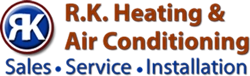 R.K. Heating & Air Conditioning Logo