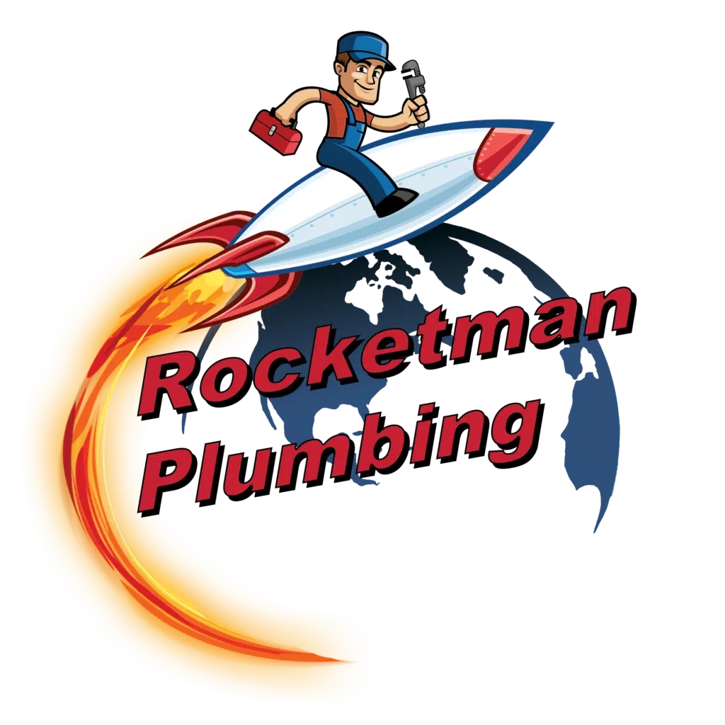 Rocketman Plumbing Logo