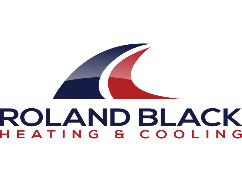 Roland Black Heating & Cooling Logo