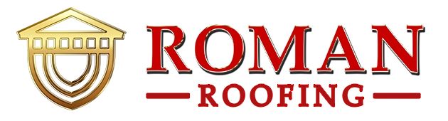 Roman Roofing & Gutters Logo