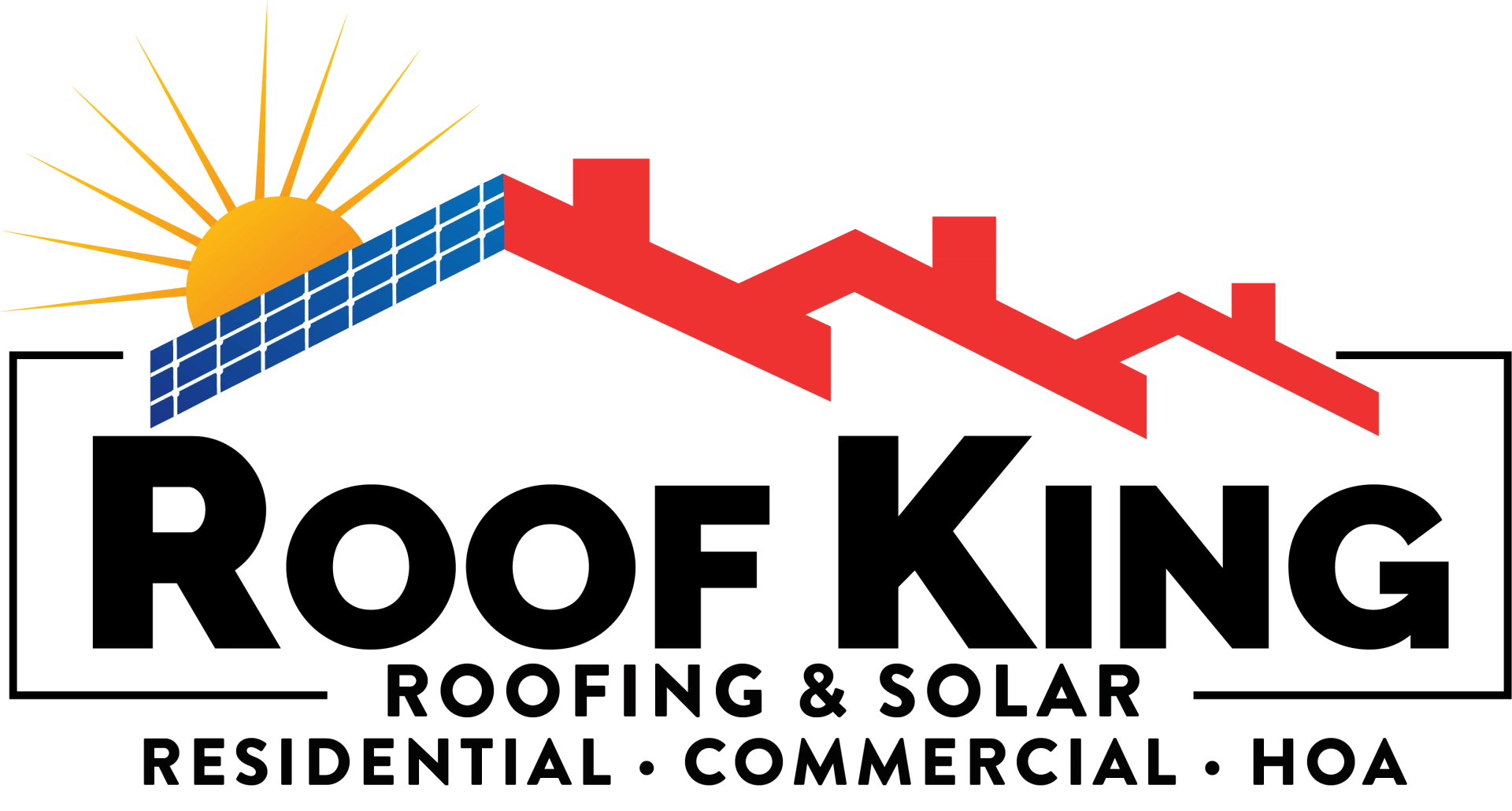 Roof King Roofing & Solar Logo