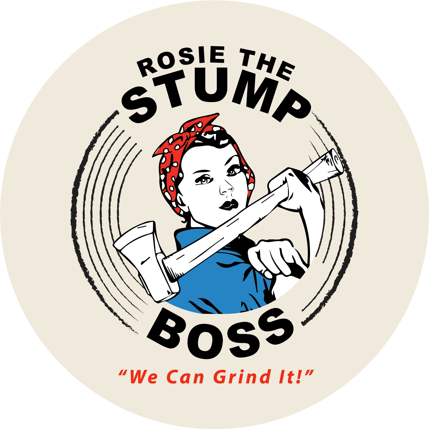 Rosie the Stump Boss Logo