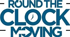 Round The Clock Moving Logo