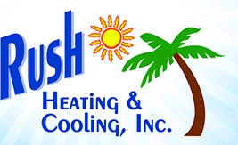 Rush Heating and Cooling Inc. Logo