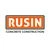 Rusin Concrete Construction Logo