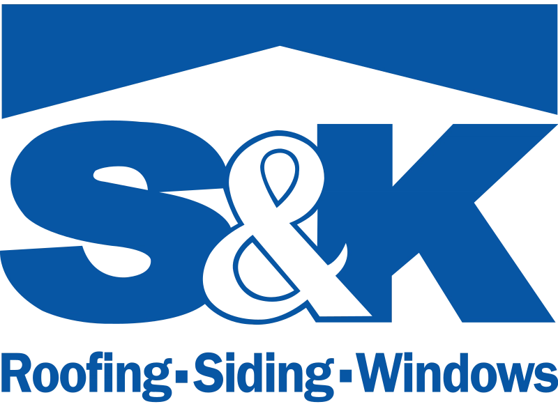 S&K Roofing, Siding and Windows Logo