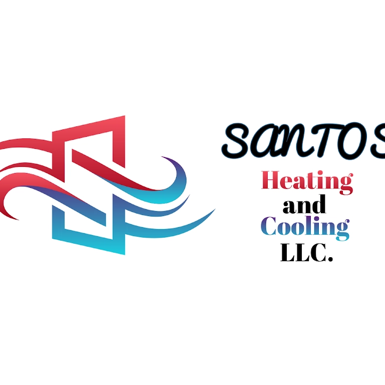 Santos Heating and Cooling LLC. Logo