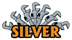 Silver Sewer & Drain Plumbing Service Logo